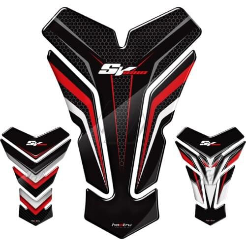 3D Resin Motorcycle Tank Pad Protector Sticker Case for Suzuki SV1000 SV1000S