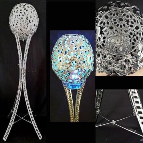 6pcs)Metal Silver Eiffel Candelabras yudao1679