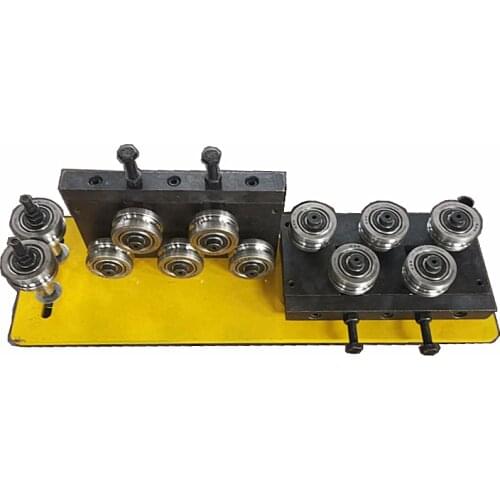 Cutting Machine Accessory Fixed plate Steel Iron Wire Straightener with 10 Rollers for 3mm - 7 mm Wire feeding traction