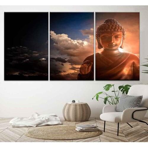 5D DIY Diamond Painting buddha cloud,3pcs,Cross Stitch,5d,Diamond Mosaic,needlework,Diamond Embroidery,Gift,wall Picture