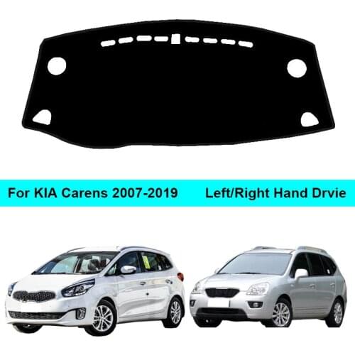 Car Auto Inner Dashboard Cover For KIA Carens 2007 - 2013 2016 2019 UN RP LHD RHD Dash Mat Carpet Cape Dashmat Sunshade Anti-sun