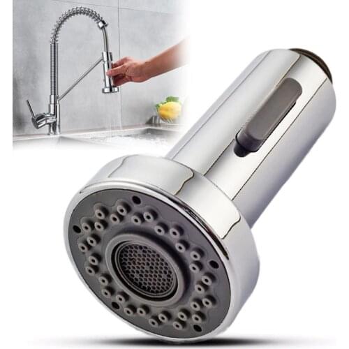 Free Shipping Dual Function Kitchen Sprayer Head Chrome Replace Spout for Kitchen Faucet Stream Sprayer Spout for Kitchen Faucet