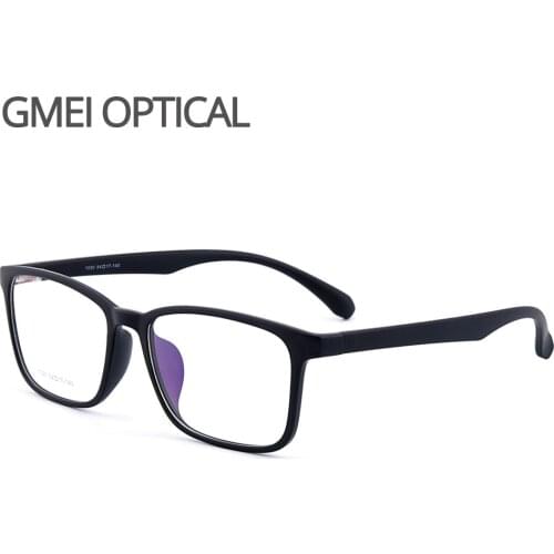 Gmei Optical New Ultralight TR90 Glasses Frame Men Prescription Eyeglasses Myopia Optical Frames Square Plastic Eyewear Y1030