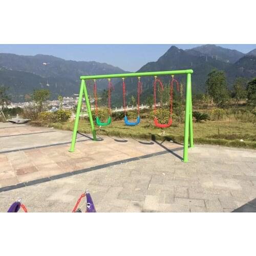Outdoor baby swing chair playground childrens plastic slide garden toys seat kids monkey bars set children child swing nest Q27