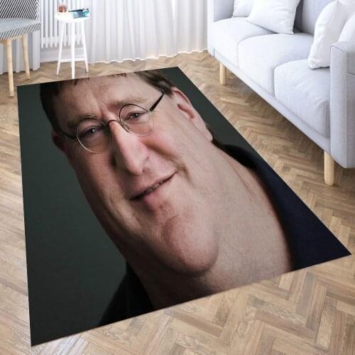 Lord Gaben Carpet for Living Room 3D Anime Cartoon Rug Gamer Teen Room Bedside Lounge Rug Kids Children Floor Mats