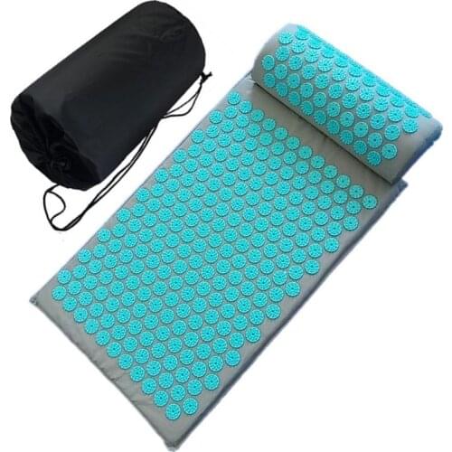 Massager (Appro.67*42cm)Cushion Mat Acupressure Relieve Back Body Pain Spike Pad Acupuncture Massage Mat/Pillow