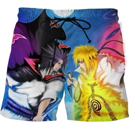 2021 Fashion Cartoon Ninja Beach Pants 3D Printed Mens Fun Casual Shorts Summer Swimming Shorts Mens Oversized Shorts S-6XL