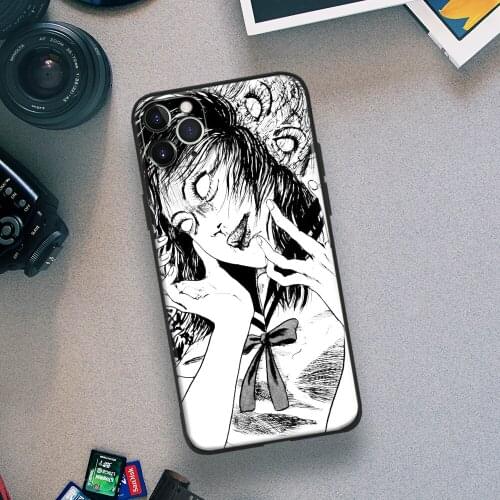 Tomie Kawakami Manga Anime Phone Case For iPhone 11 12 Mini Pro XS Max 6s X XR 6 7 8 Plus SE Soft TPU Glass Cover
