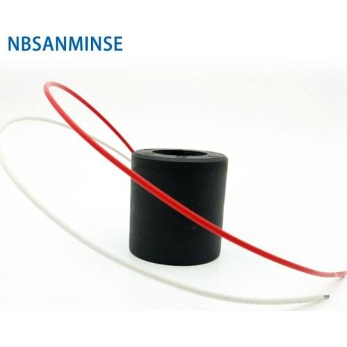 NBSANMINSE Coil SKM5 Automobile Valve Coil Wire Electrical Solenoid Valve Coil DC24V Voltage Lead Type