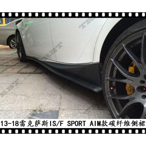 Applicable to Trbt Lexus Is200 f Sport Carbon Fiber Skirt Is300 Side Rail Is350 Modification