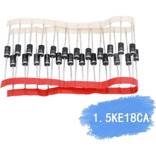 20PCS 1.5KE6.8CA 1.5KE7.5CA 1.5KE8.2CA 1.5KE9.1CA 1.5KE10CA 10CA 9.1CA 9CA1 8.2CA 8CA2 7CA5 7.5CA 6CA8 6.8CA TVS diode 1.5KE