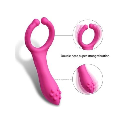 Candiway Silicone High Frequency G spot Stimulation Vibrators Dildo Nipple Clip Masturbate Vibrator Erotic Toys For Couple