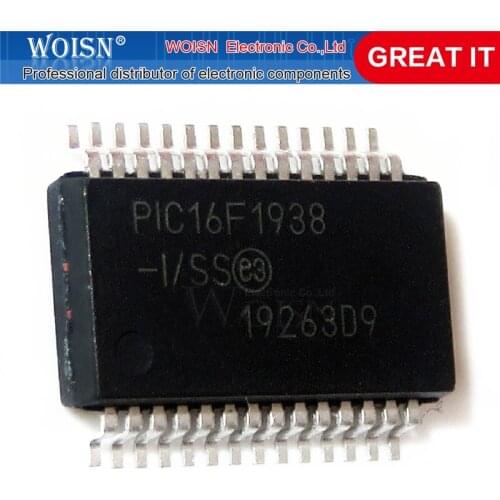 1pcs/lot PIC16F1938-I/SS PIC16F1938 16F1938 SSOP-28 In Stock