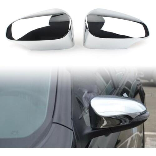 2Pcs Car Door Side Rear View Mirror Chrome Trim Cover For Toyota Corolla E170 2014 2015 2016 North America Only