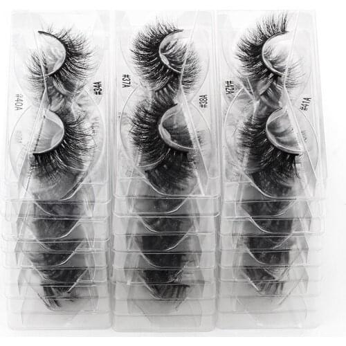 20/30/40/50 wholesale eyelashes dramatic lashes makeup false eyelashes real 3d mink hair eyelashes long eyelashes