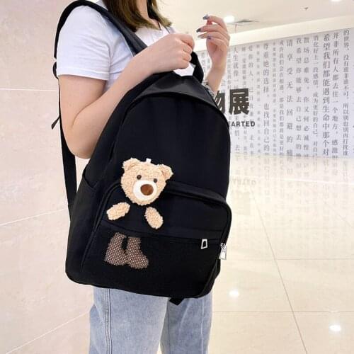 2021 Female Backpack Fashion Women Waterproof School Bag Preppy Style Bagpack Teenager Girl Bookbag Large Capacity Lady Rucksack