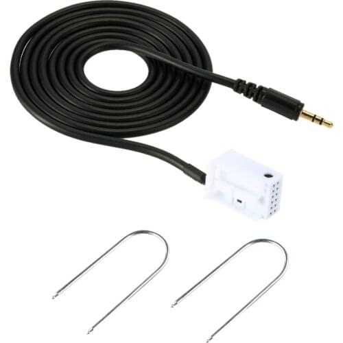 3.5mm Audio Aux Input Cable Adapter+Removal Tools For Peugeot 307 Citroen C5 Car Accessories