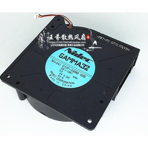 Nidec D12F-12BM 02B DC 12V 0.83A 120x120x32mm 3-Wire Server Cooling Fan