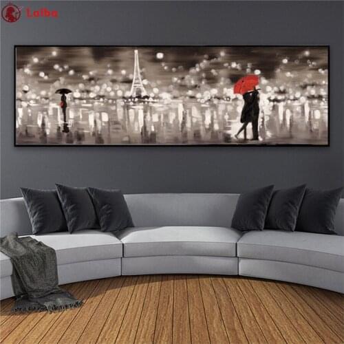 Diamond painting Abstract French Style Landscape cross stitch diamond embroidery mosaic room Decor