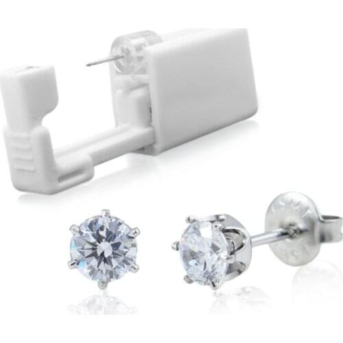 Painless Disposable Aseptic Ear Piercing Tool Kit Ear Stud Ear Nose Safe Sterile Machine Beauty Tool Set