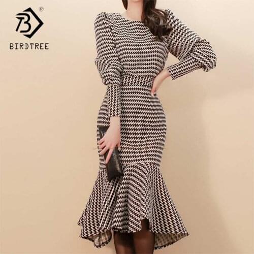 Модные платья-футляры BIRDTREE TB China At AliExpress