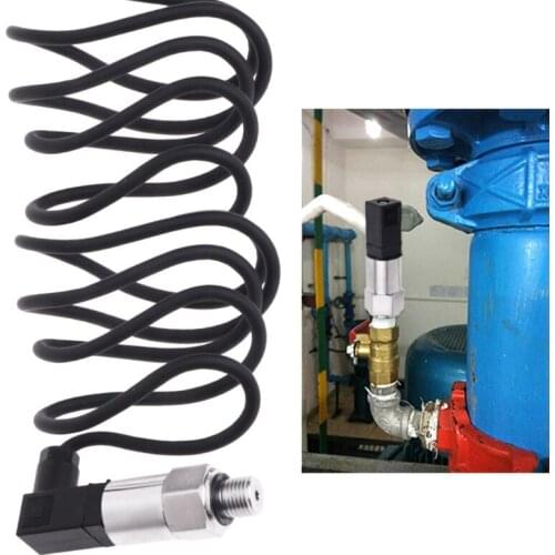 0-10bar 9-32VDC G1/4 4-20mA 0.5% Pressure Transmitter 30m 100feet length Pressure Transducer Sensor
