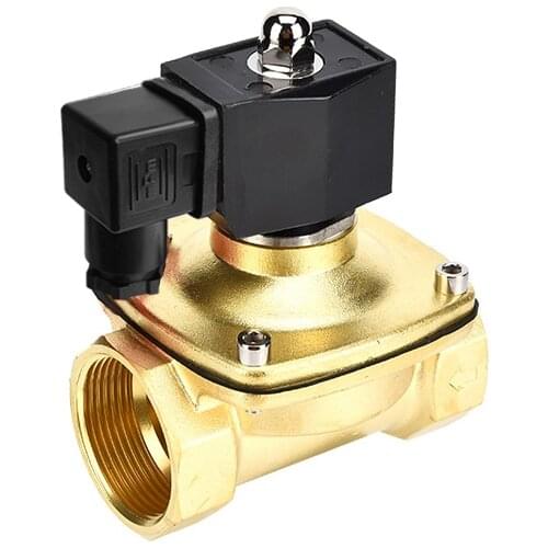 DN32 Brass IP65 Waterproof Liquid Solenoid Valve Normally Closed Normally Open Solenoid Valve