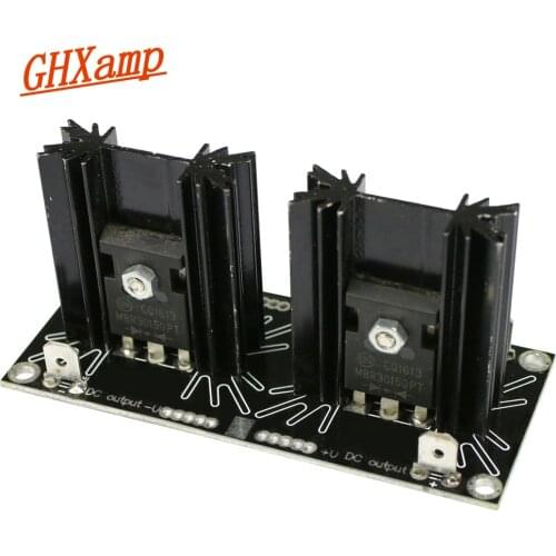 Ghxamp 30A Power Rectifier Board High-speed 2019 Schottky Rectifier Finished Board For Class A Power Amplifier 1pc
