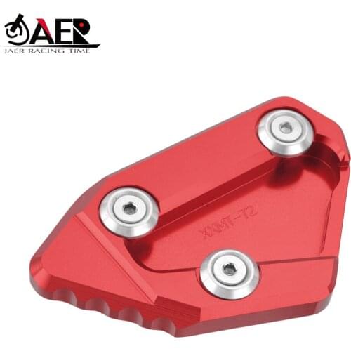 JAER Motorbike GSXR 1000 kickstand Extension Side Stand Enlarger Plate Pad For Suzuki GSX-R1000 GSXR1000 2009-2016
