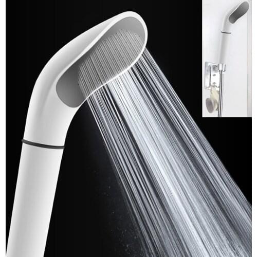 High Quality Pressure Rainfall Shower Head High Pressure White Shower Head Water Saving Filter Spray Nozzle for Bathroom