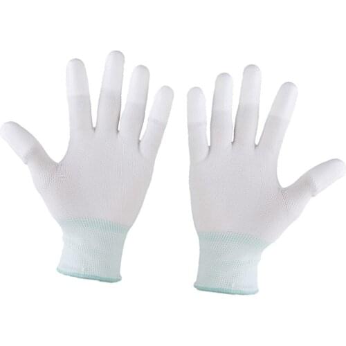 MagiDeal Nylon Sewing Quilting Gloves for Machine Quilters M White Lightweight Form-fitting Gloves Specifically Designed