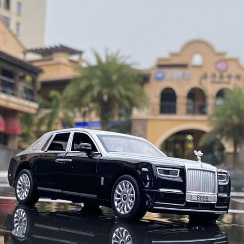 NEW 1:28 Rolls-Royce Phantom Alloy Car Model Diecasts & Toy Vehicles Toy Two Color Model Car Collection High Simulation Kids Toy