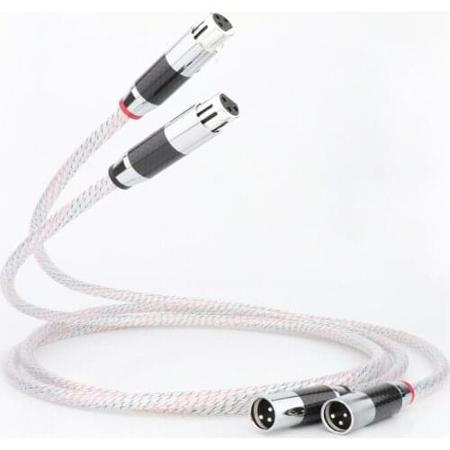 Monosaudio Valhalla Series Hifi Silver Plated Balance XLR Cable Interconect Cable Audio Video Extend XLR Wire Hifi Cable