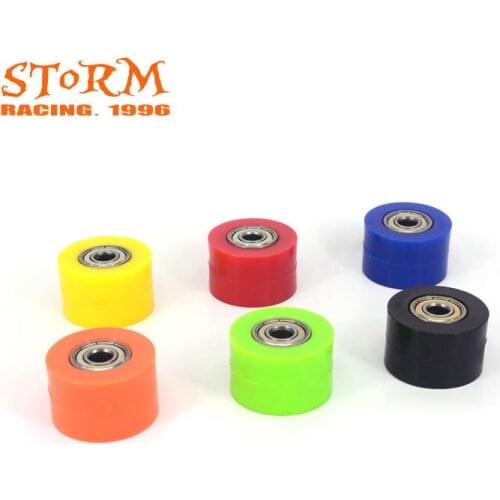 Motorcycle Motorcross Chain Pulley Roller Slider Tensioner Wheel Guide For CRF CR XR YZ WR KX KLX RM RMZ RMX DR DRZ TC TE FE FC