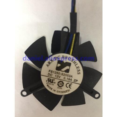 Original GTX1050/1050Ti graphics card fan FS1250-S2053A 12V 0.19A