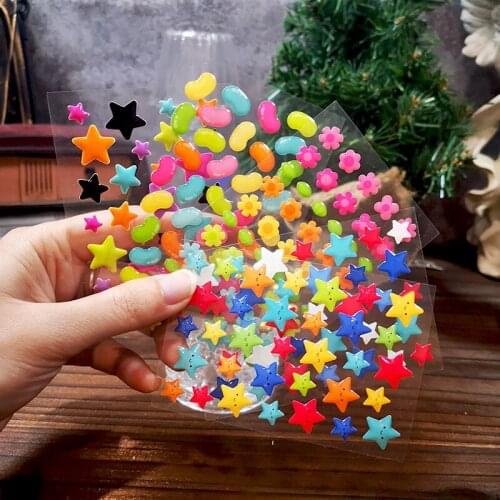 Panalisacraft 5pcs Star stencils for deco sprinkles enamel dots resin sticker Scrapbooking accessories Card Making Decoration