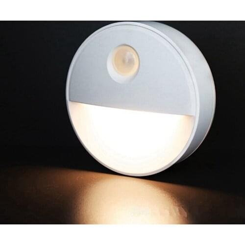 PIR Motion Sensor Battery Led Closet Night lights Cabinet lighting wall lamp For Wardrobe bedroom kitchen Decor washroom bedroom