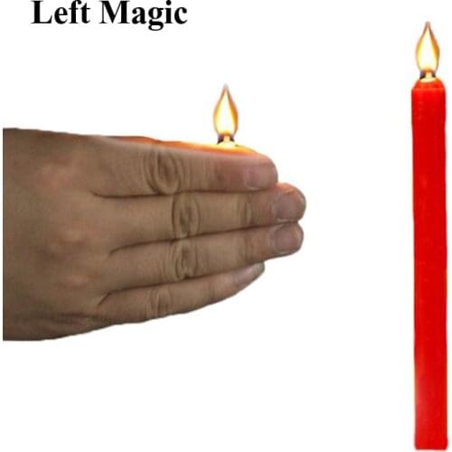Flaming Thumb Tip Fire Magic Tricks Candle Lite Flame Moving Street Magic Porps Tool Illusion Mentalism Accessories