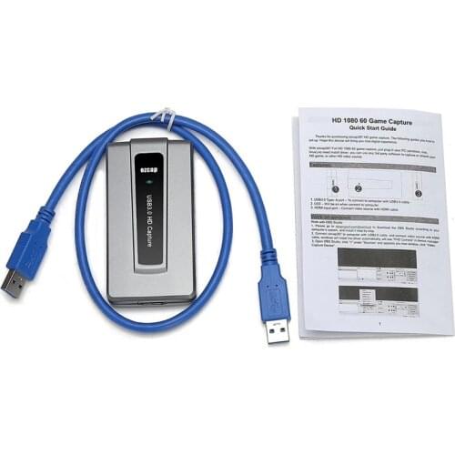 HDMI to USB3.0 Video audio capture card, convert HDMI input to USB3.0 in computer for windows. mac, linux os Free shipping