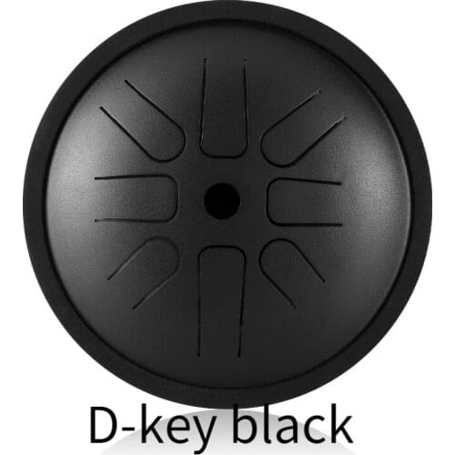 Empty Drum 6 Inch 8 Tones C/D Key Steel Tongue Drum Beginner Professional Music Performances Percussion Instrument +Gift box