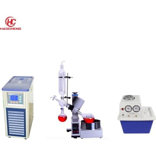 2L Free Shipping Solvent Distillation Rotary Evaporator,chiller and pump