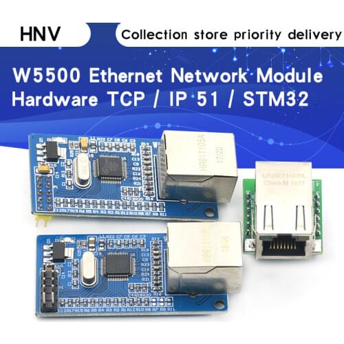 W5500 Ethernet network module hardware TCP / IP 51 / STM32 microcontroller program over W5100