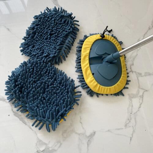 Chenillen Mop for Floor Wooden Household Cleaning Flat Pad Home Kitchen Lazy Wet Dry Magic Window Car Brush Wash Dust Rotating