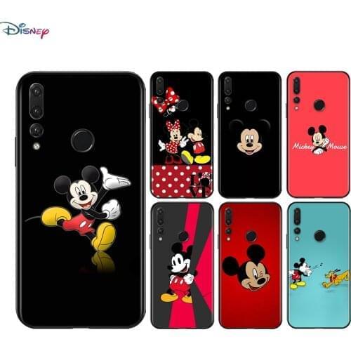 Silicone Cover Disney Cute Mickey Mouse For Huawei Honor 9 X 9N 8S 8C 8X 8 A V9 7S 7A 7C Pro lite Prime Play 3E Phone Case