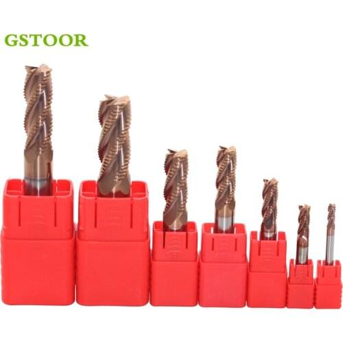 1PC roughing end mills 58 degree tungsten steel CNC aluminium Stainless steel alloy end milling cutter Tools