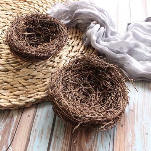 1pcs PE Quail Egg Birds Artificial Nest Wedding Birthday Party Decor Photography Props For Easter Home Garden Ornament