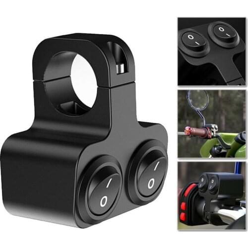 12V Motorcycle ATV Bike Handlebar Headlight Fog Light Horn Dual Buttons Switch Drop Shipping