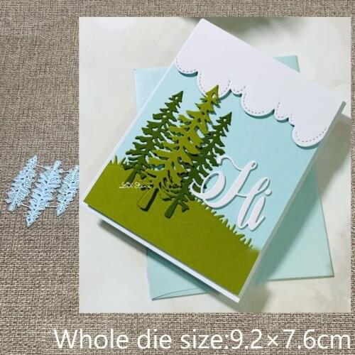 New Design Craft Metal stencil mold Cutting Dies 3Pcs Tree decoration scrapbook die cuts Album Paper Card Craft Embossing