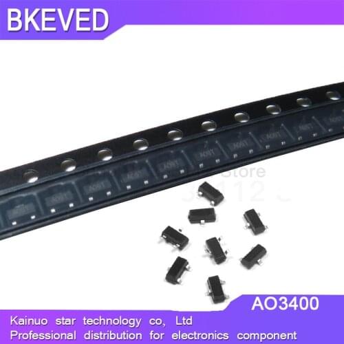 50PCS AO3400 SOT23 AO3400A SOT-23 A09T SOT new MOS FET transistor