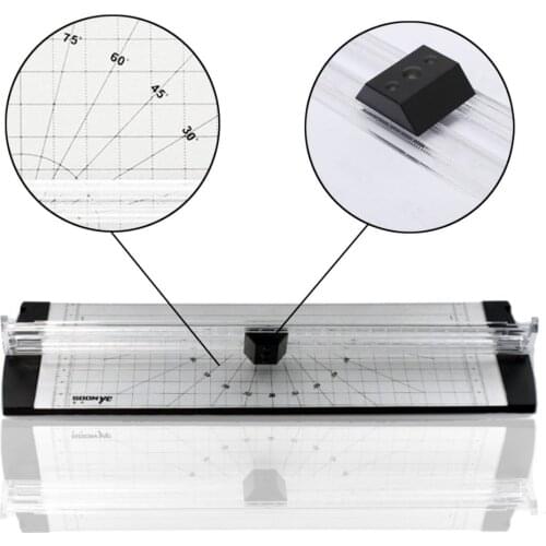 A4 Precision Photo Rotary Paper Cutter Guillotine Trimmer Arts Crafts